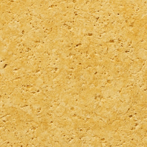 Yellow Travertine — Bush-Hammered — Natural Stone material sample