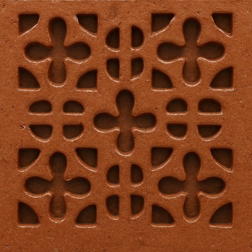 Terracotta Jali — Gloss — Ceramic, Porcelain & Tile material sample