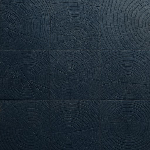 End-Grain Wood Flooring — Charred — Wood, Veneer & Boards material sample