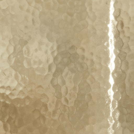 Mirror Stainless Steel — Hammered — Metals & Metal Finishes material sample