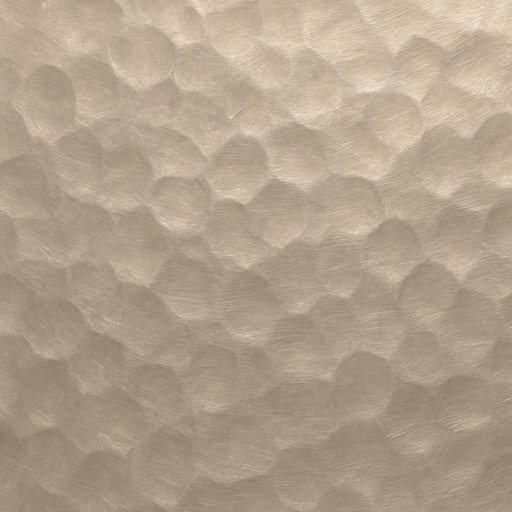 Solid Aluminium Panel — Hammered material sample