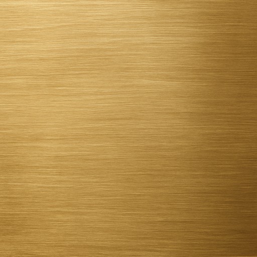 Brushed Brass — Satin material sample