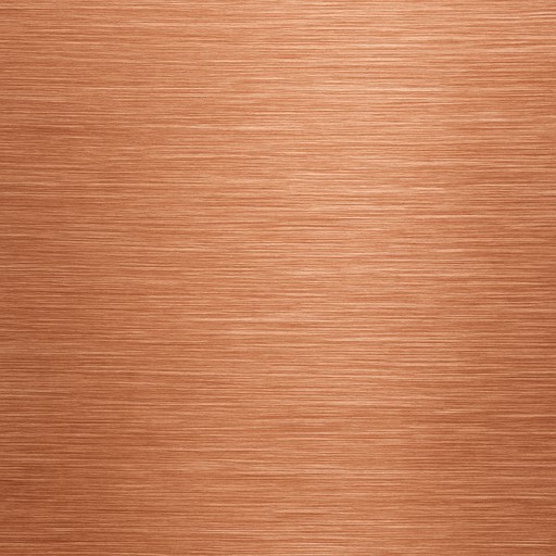 Brushed Copper — Mirror — Metals & Metal Finishes material sample