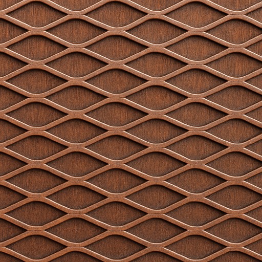 Expanded Steel Mesh — Natural — Metals & Metal Finishes material sample