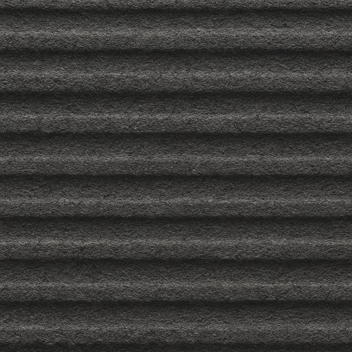 Charcoal Louvers — Coarse Texture — Wall Finishes & Cladding material sample
