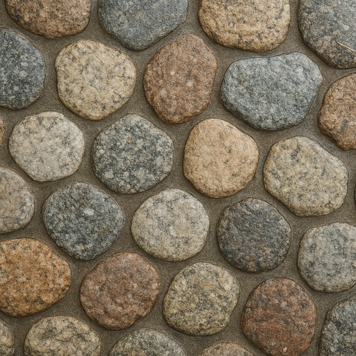 Granite Cobblestone — Satin — Flooring & Paving material sample