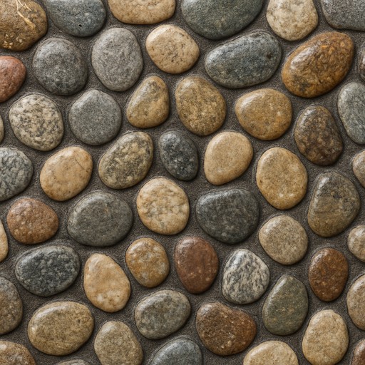 Basalt Cobblestone — Polished — Flooring & Paving material sample