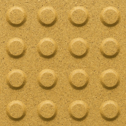 Tactile Warning Tile — Textured material sample