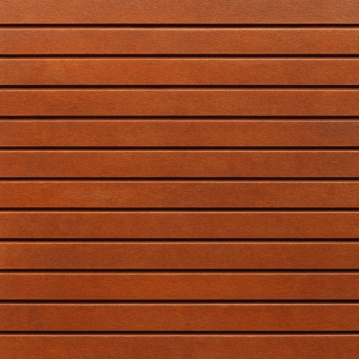 Corten Steel Ceiling — Slatted — Ceilings & Acoustic material sample