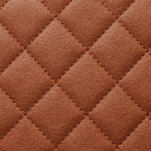 Bonded Leather — Quilted — Fabrics, Leather & Upholstery material sample