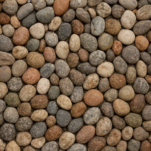 River Pebble White — Permeable — Landscape & Exterior Works material sample