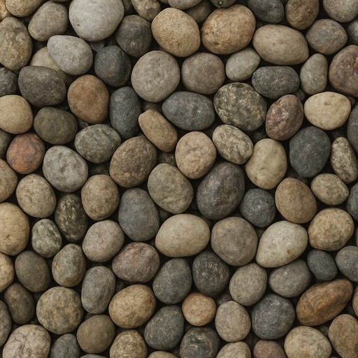 River Pebble Black — Natural — Landscape & Exterior Works material sample