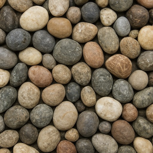 River Pebble Mixed — Tumbled material sample