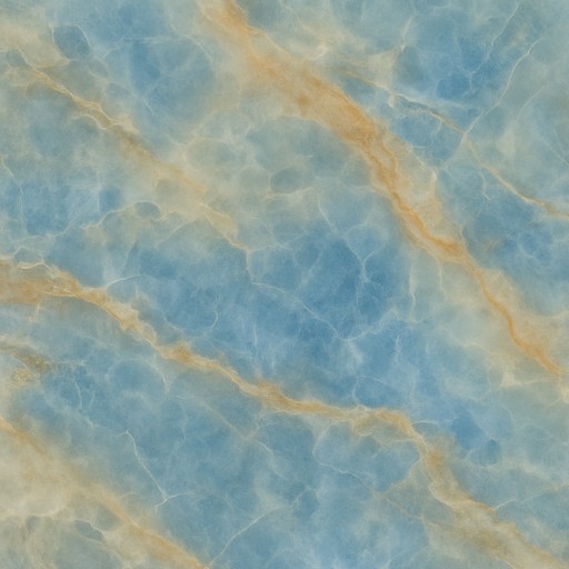 Blue Onyx — Flamed material sample
