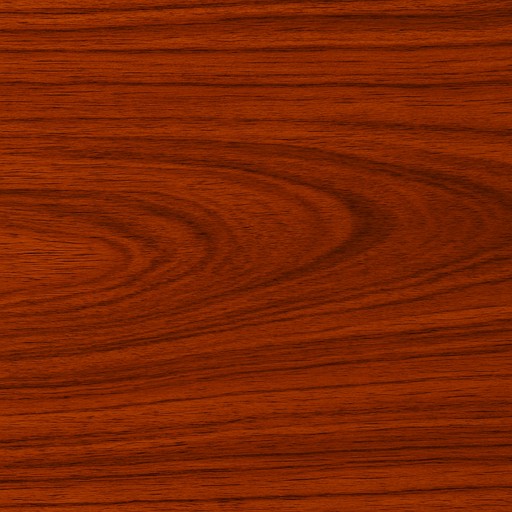 Teak — High-Gloss PU — Wood, Veneer & Boards material sample