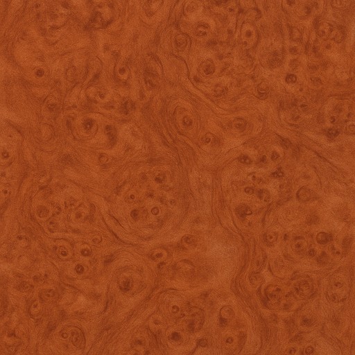 Burl Veneer — Clear Matte PU — Wood, Veneer & Boards material sample