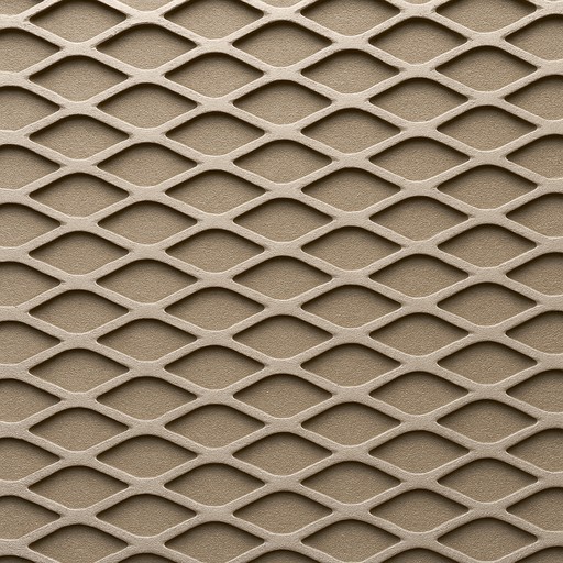 Expanded Aluminium Mesh — Powder-Coated — Metals & Metal Finishes material sample
