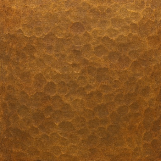 Patinated Brass — Hammered — Metals & Metal Finishes material sample