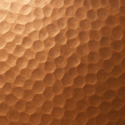 Hammered Copper — Hammered — Metals & Metal Finishes material sample