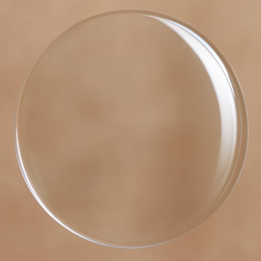 Convex Mirror — Clear — Glass, Mirror & Translucent material sample