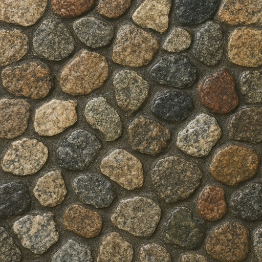 Granite Cobblestone — Polished — Flooring & Paving material sample