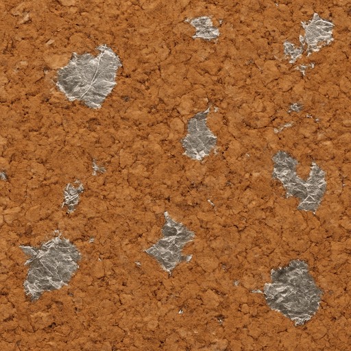 Cork Insulation Board — Foil-Faced — Roofing, Waterproofing & Insulation material sample