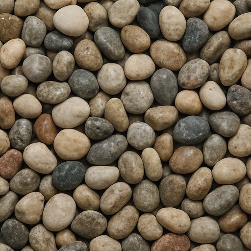 River Pebble White — Natural — Landscape & Exterior Works material sample
