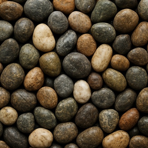River Pebble Black — Tumbled — Landscape & Exterior Works material sample