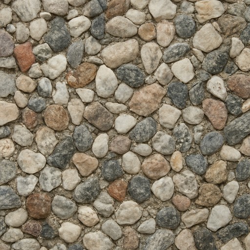 Marble Chips White — Weathered — Landscape & Exterior Works material sample