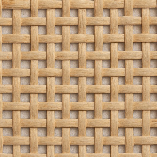 Woven Cane Panel — Interactive — Specialty, Sustainable & Smart material sample