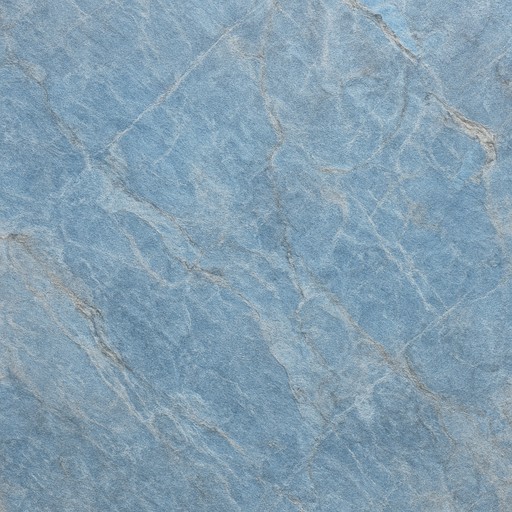 Explosion Blue Quartzite — Brushed — Natural Stone material sample