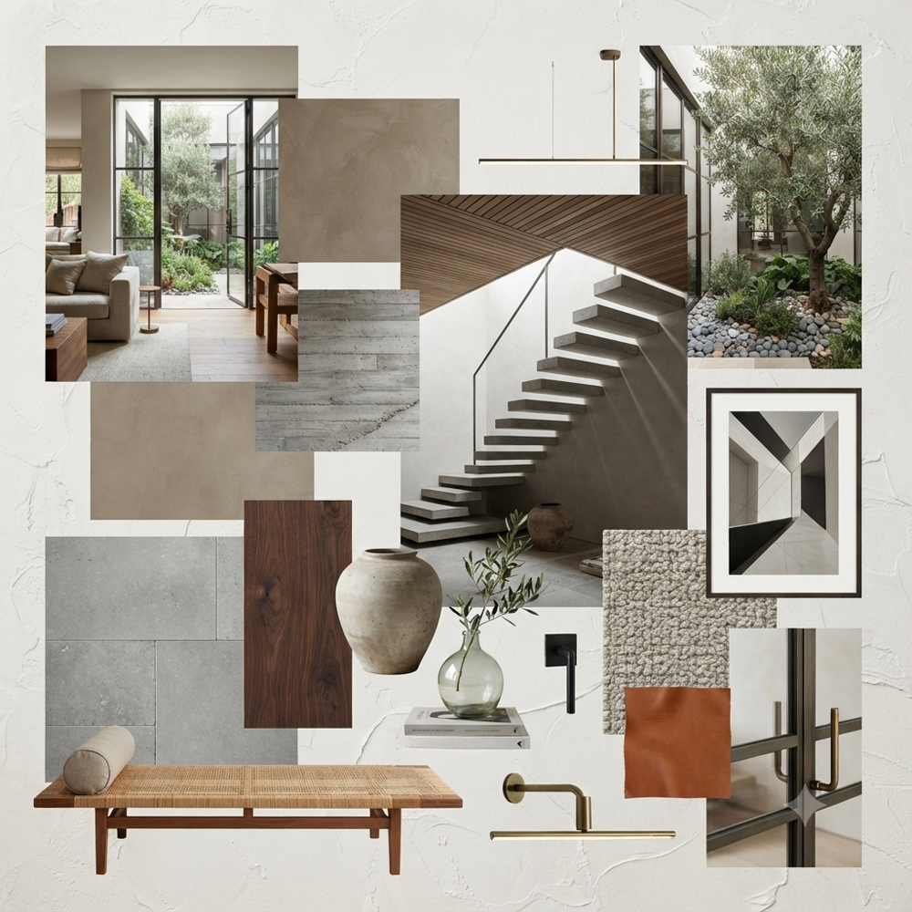 Courtyard House interior design theme — Architectural