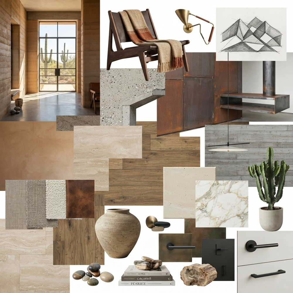Desert Modern interior design theme — Architectural