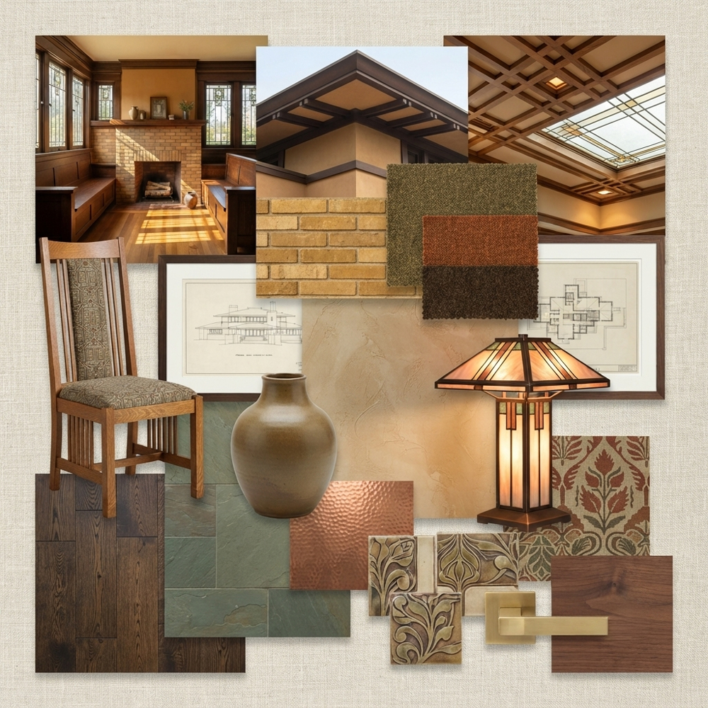 Prairie Style interior design theme — Architectural