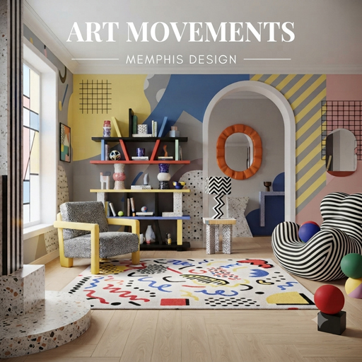 Memphis Design — Art Movements interior design theme