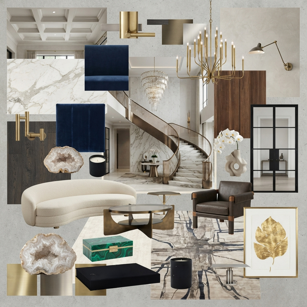 Celebrity Mansion interior design theme — Aspirational