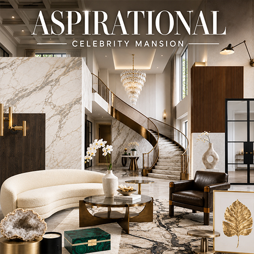 Celebrity Mansion — Aspirational interior design theme