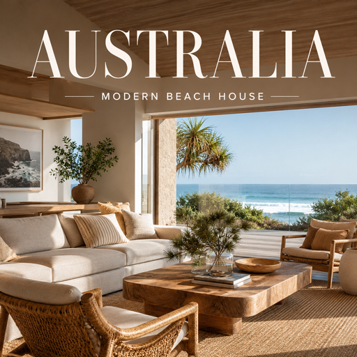 Modern Beach House — Australia interior design theme
