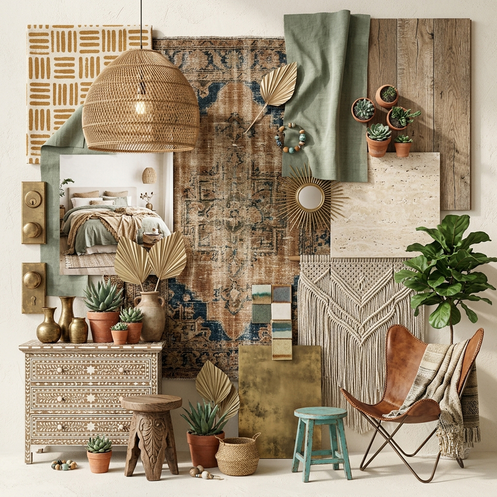 Boho Chic interior design theme — Bohemian