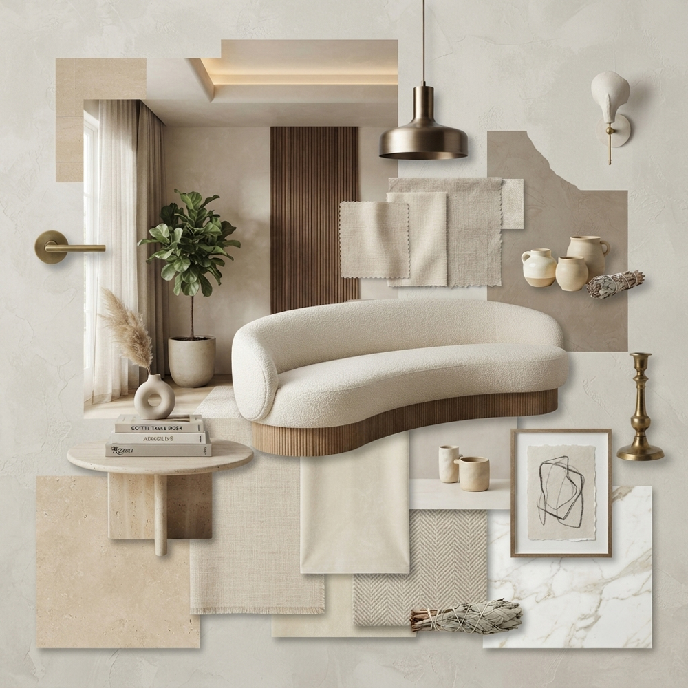 Beige Luxury interior design theme — Color Themes