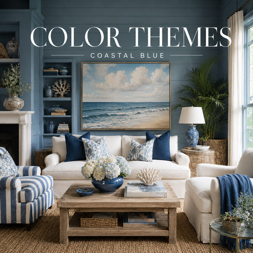 Coastal Blue — Color Themes interior design theme