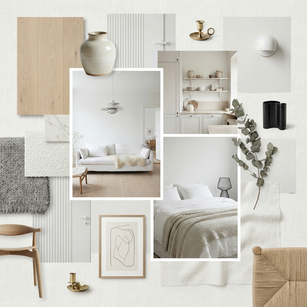 Scandinavian White interior design theme — Color Themes