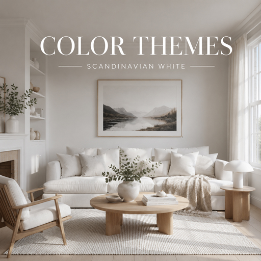 Scandinavian White — Color Themes interior design theme