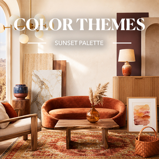 Sunset Palette — Color Themes interior design theme