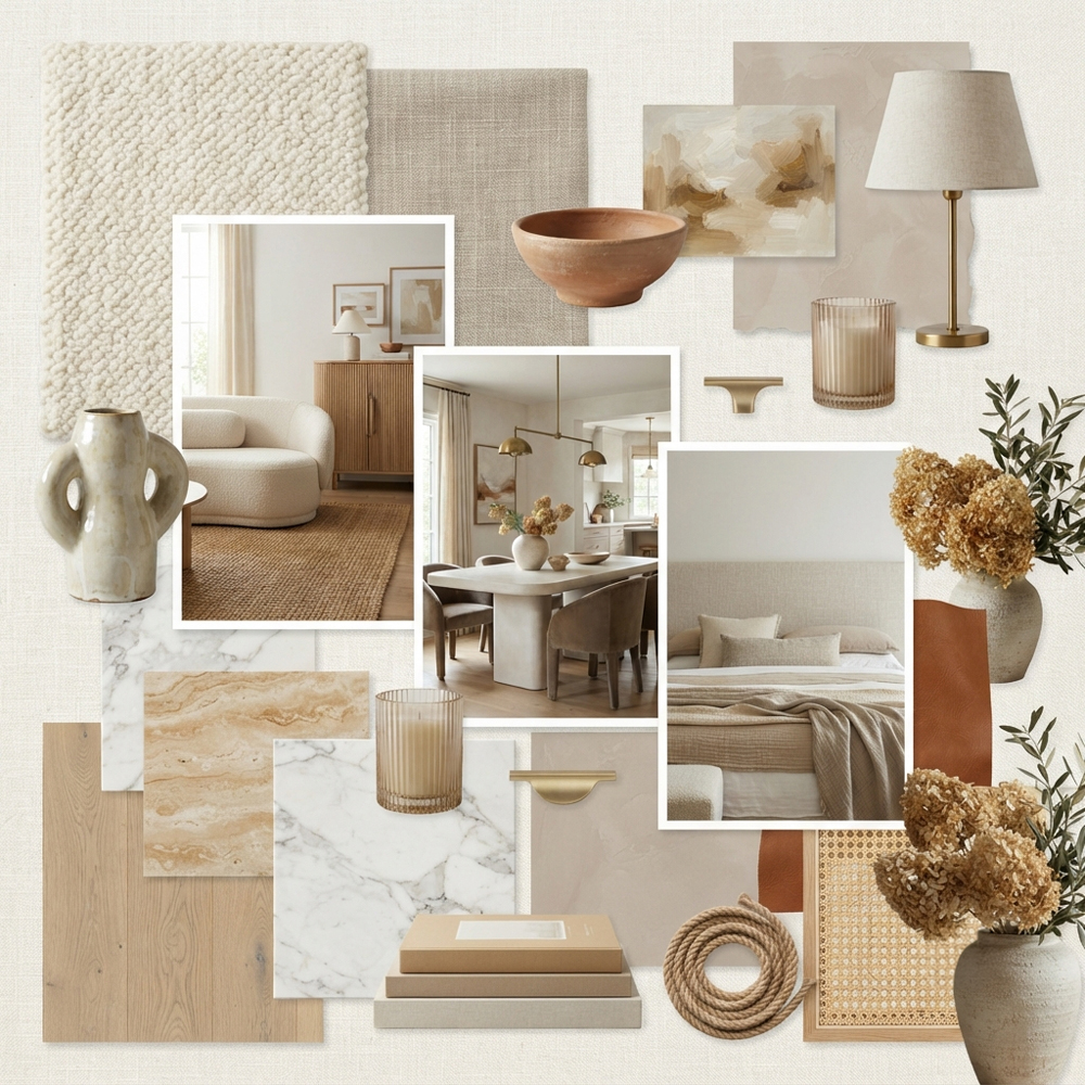 Warm Neutral interior design theme — Color Themes