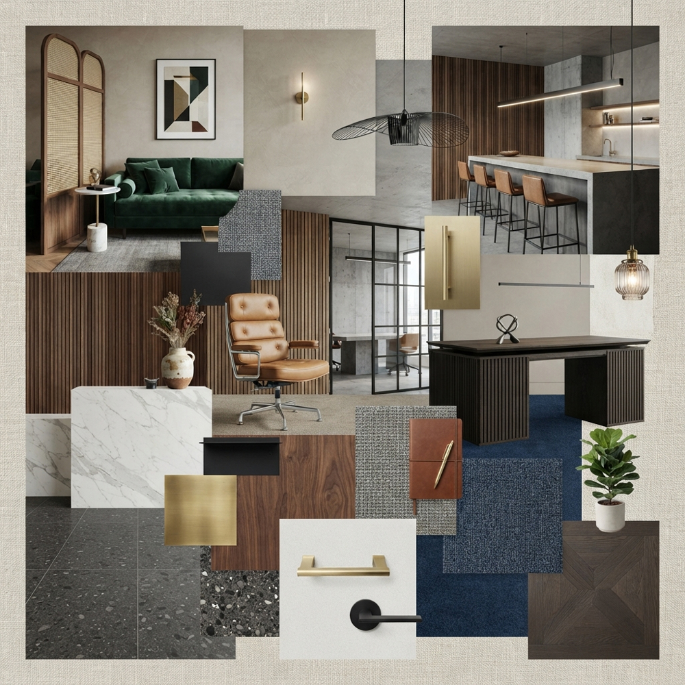 Co-working Space interior design theme — Commercial