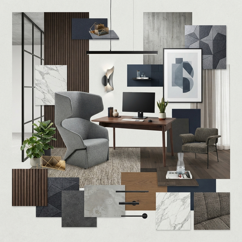 Tech Startup Office interior design theme — Commercial