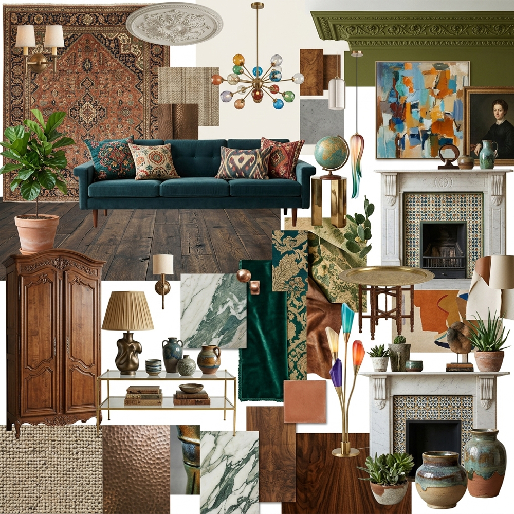 Eclectic interior design theme — Eclectic