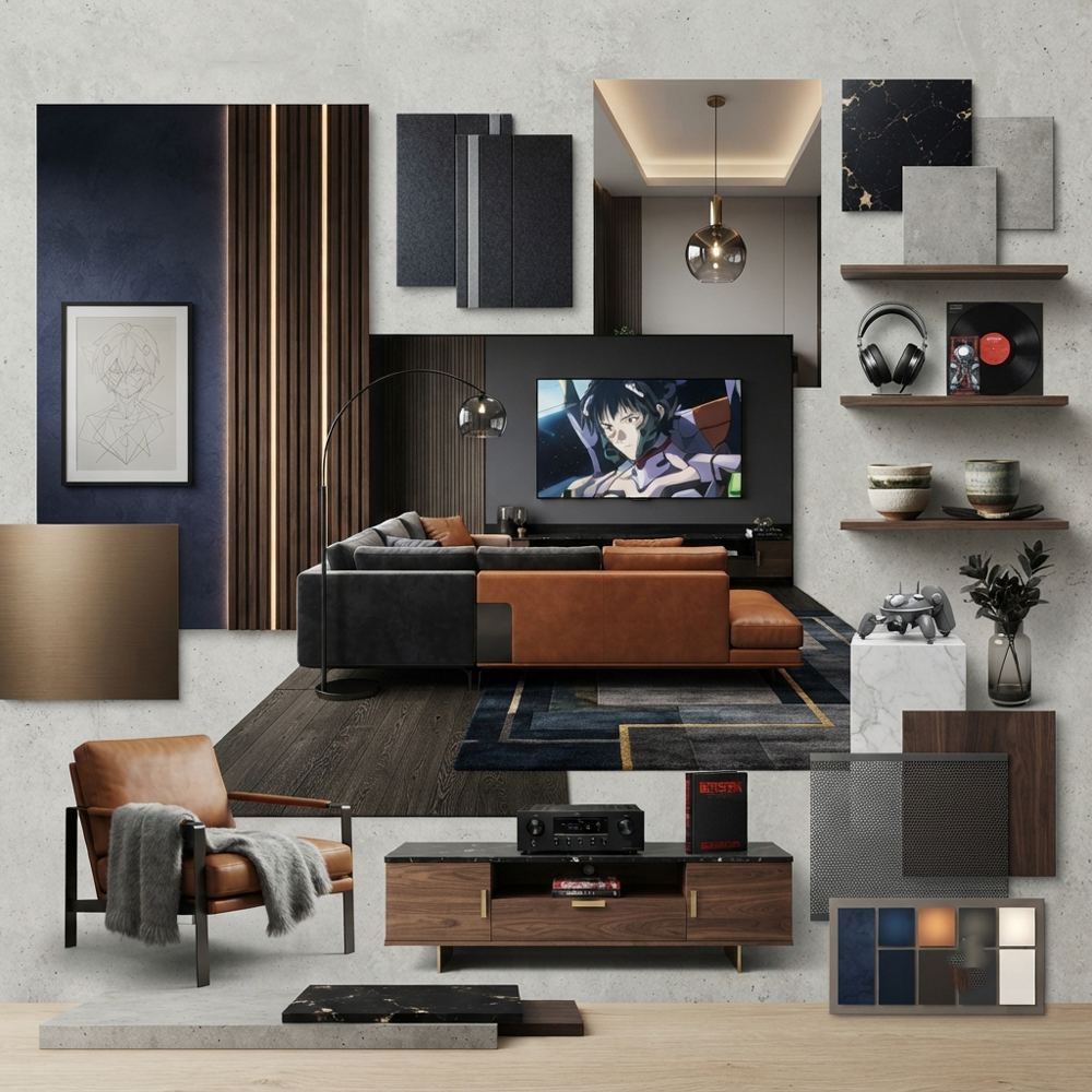 Anime Room interior design theme — Entertainment