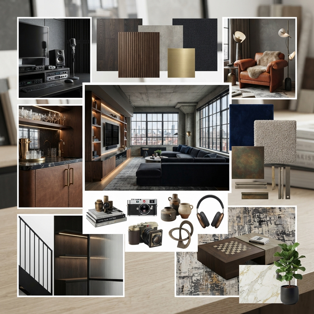 Creator Loft interior design theme — Entertainment